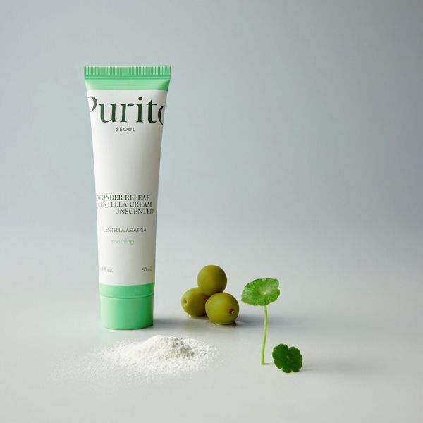 Крем для чутливої шкіри з центеллою без ефірних олій Purito Seoul Wonder Releaf Centella Cream Unscented 50 мл 8422 фото