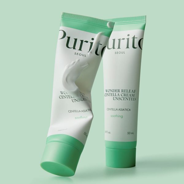 Крем для чутливої шкіри з центеллою без ефірних олій Purito Seoul Wonder Releaf Centella Cream Unscented 50 мл 8422 фото