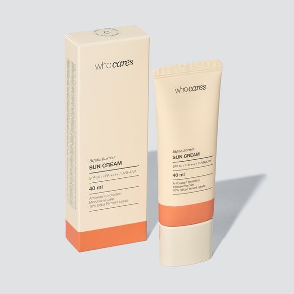 Сонцезахисний крем з антиоксидантним захистом WhoCares Bifida Barrier Sun Cream 40 мл 7196 фото