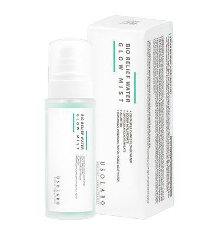 Заспокійливий, освіжаючий та гідратуючий міст USOLAB Bio Relief Water Glow Mist  98668 фото