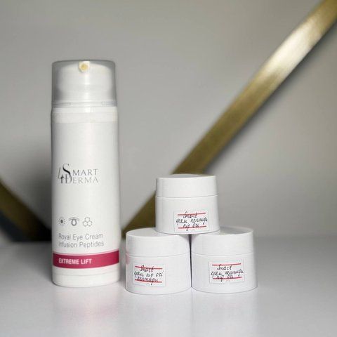 Вдосконалюючий пептидний крем для периорбітальної зони Smart4Derma [мініатюра розпив] 10ml 7704 фото