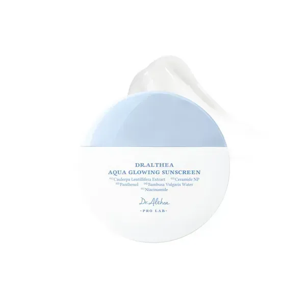 Зволожуючий сонцезахисний крем з пантенолом Dr.Althea Aqua Glowing Sunscreen 669853 фото